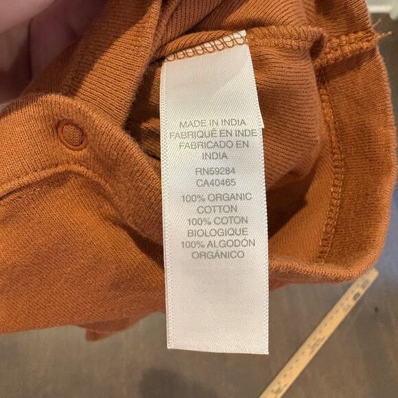 Bundles Baby Place My 1st Thanksgiving Bodysuit 3-6M Brown 100% Organic Cotton - Picture 7 of 10